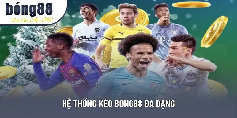 Hệ thống kèo Bong88 đa dạng