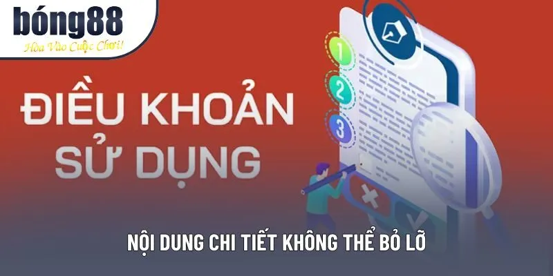 Nội dung chi tiết không thể bỏ lỡ