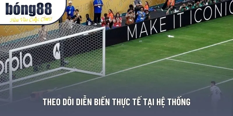 Theo dõi diễn biến thực tế tại hệ thống